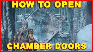 God of War (PS4) How to Open Crystal Doors (Chambers)