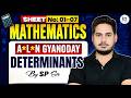 Determinants | Mathematics | ALN Gyanoday Sheet NO. O1 - O7 Solutions | Determinants by SP Sir