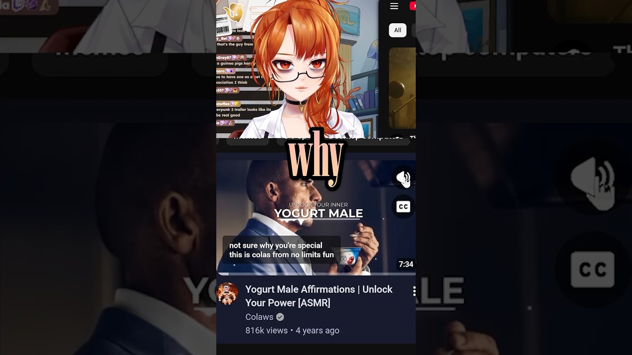 what is a yoghurt male #vtuber #anime #vtuberclips