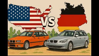 BMW e36 and e60 on Bring a Trailer vs German offers plus BMW e30 from Hot Wheels Elite64
