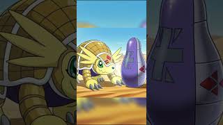 La evolución de Armadillomon 🔥 De Bebé a Ankylomon | Digimon #digimon #armadillo #shortvideo