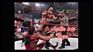 Stone Cold Vs Kurt Angle: (Part 1) RAW Jan 28, 2002 4K