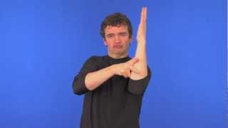 ASL Word of REST (context D)