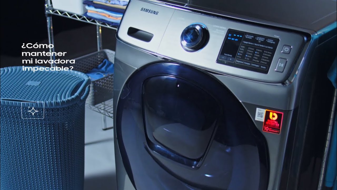 Samsung Tips para cuidar la lavadora -