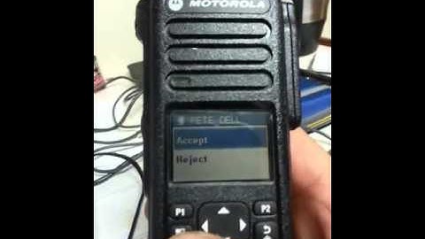 Motorola MotoTRBO Bluetooth Programming