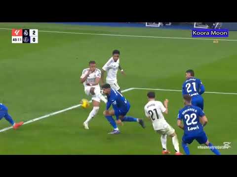 ريال مدريد يبدع ضد خيتافي أهداف رائعة وملخص مثير للمباراة