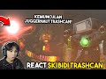 React SKIBIDI TRASHCAN !! - KEMUNCULAN JUGGERNAUT TRASHCAN!