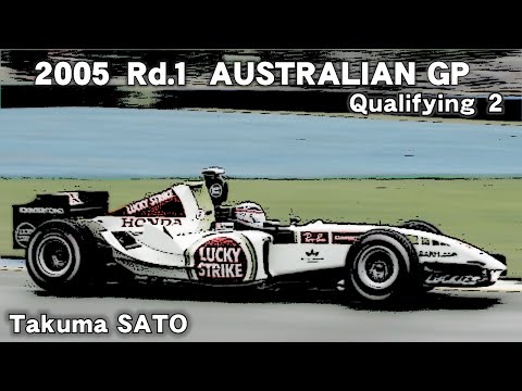 2005 AUSTRALIAN GP Qualifying-2  G.Fisichella M.Schumacher Takuma SATO 佐藤琢磨 d