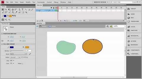 learning FLASH TUTORIAL-  Grouping Objects
