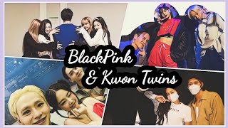 BLACKPINK & KWON TWINS (All Moments)
