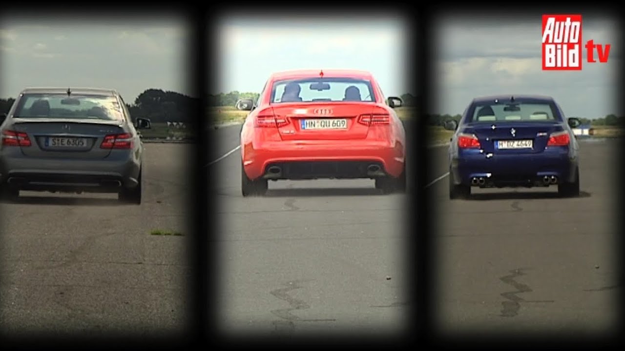 Mercedes E 63 Amg Vs Bmw M5 Und Audi Rs 6 Youtube