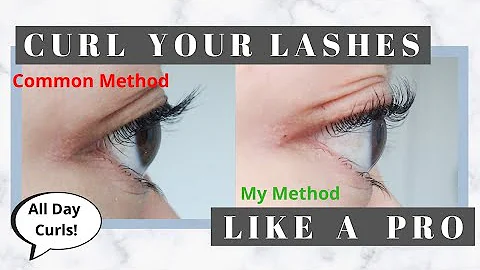 Best Curling Method For Stubborn Straight Eyelashes