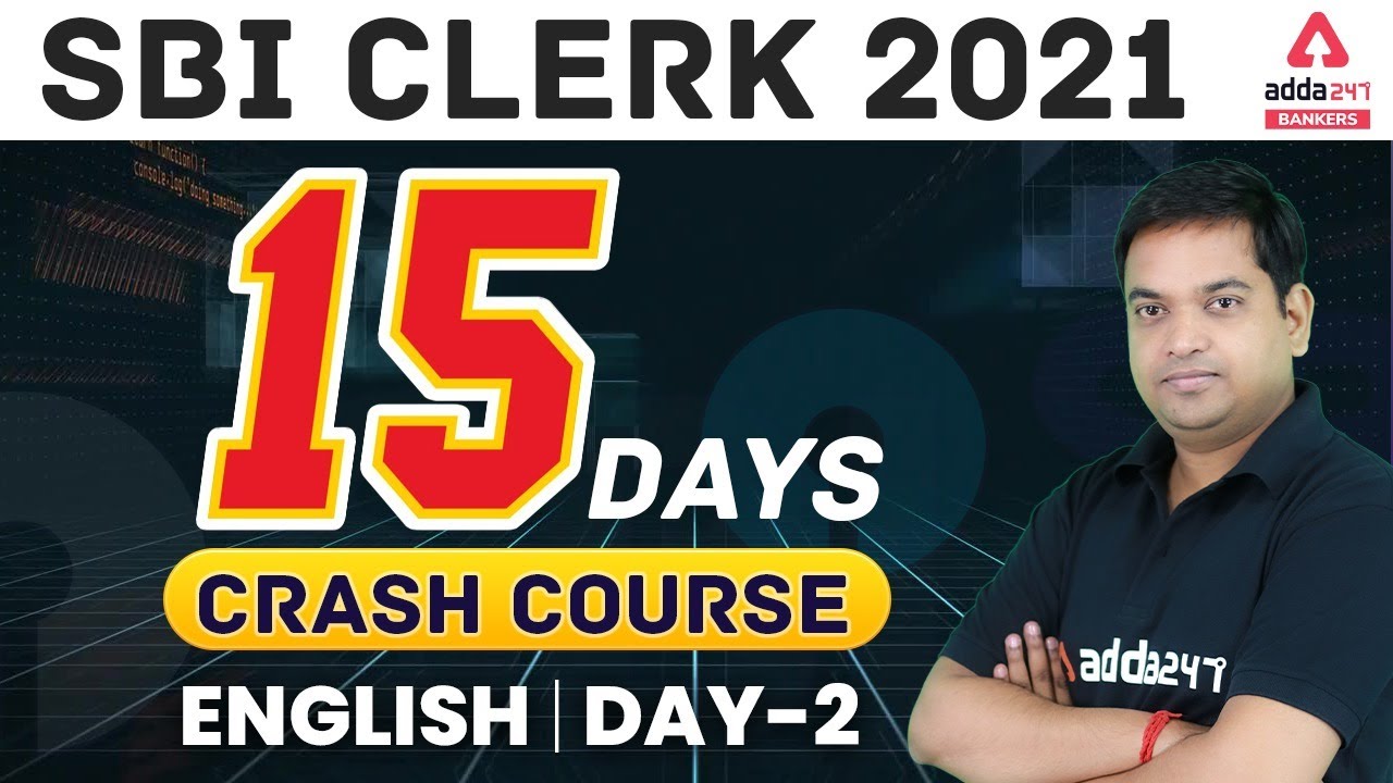SBI Clerk 2021 | English | 15 Days Crash Course | Day #2