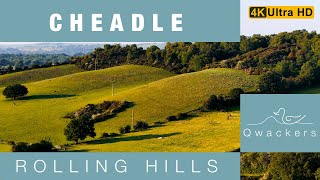 Cheadle Rolling Hills #landscape #hills #drone