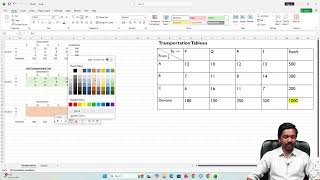 Lecture 19 - Solving Transportation & Assignment Problems using Excel Solver and RStudio