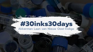 #30inks30days April 2024 | Day 18: Akkerman Laan van Nieuw Oost-Indigo