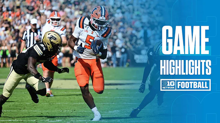 Illinois at Purdue | HIGHLIGHTS | Big Ten Football | 10/04/2025