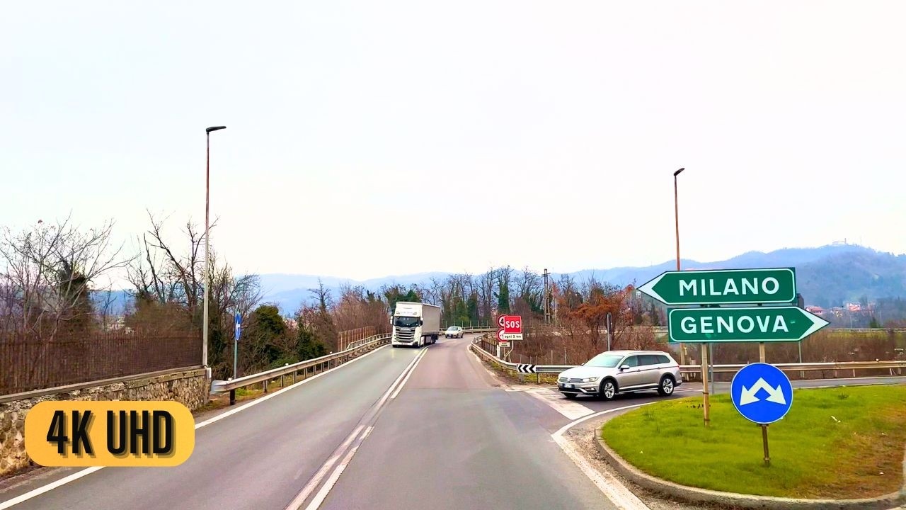 Moody Road Trip: Novi Ligure - Milan - Lomazzo | Truck Engine ASMR (4K 60)