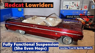 Redcat Racing Lowrider RC Sixty-Four with Fully Functional Suspension and Metal Flake Paint