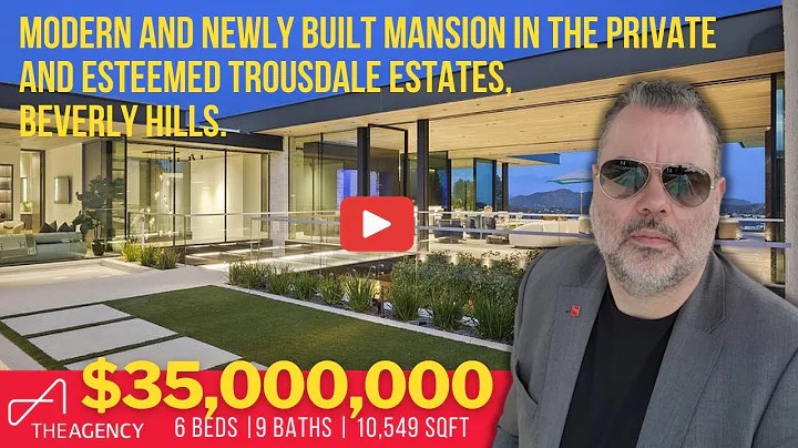 TOURING a $35,000,000 New Custom Built Mansion in the coveted Trousdale Estates, Beverly Hills