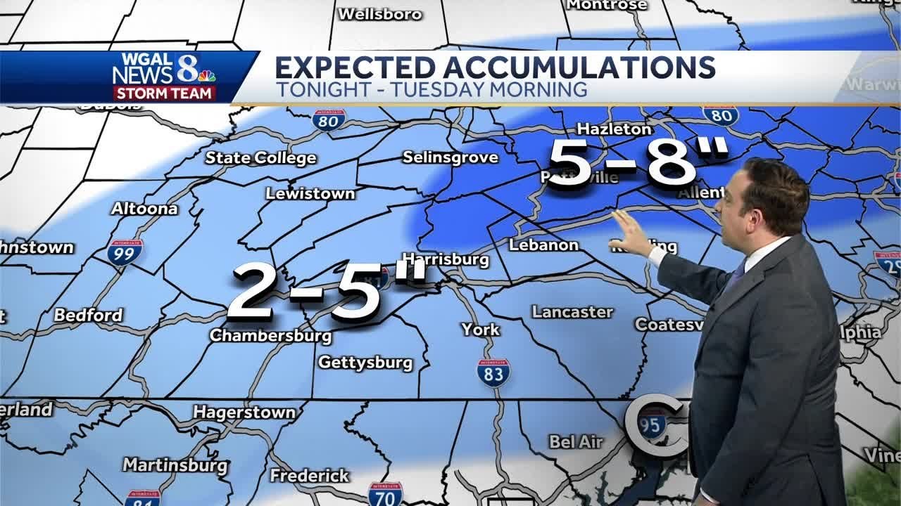 Winter storm to bring several inches of snow - YouTube