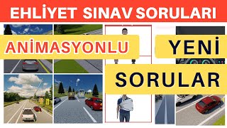 EHLİYET SINAV SORULARI 2023  - EN YENİ SORULAR ,  5 ANİMASYON SORUSU screenshot 5