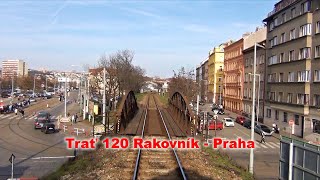 Trať 120 Rakovník - Praha Masarykovo nádraží