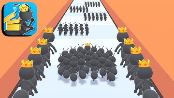 Tiny Run 3D ​Gameplay 🐜💥🐜 All Levels 123-124