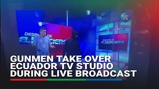Ecuador Tv Studio Taken Over Live On Air By Masked People Brandishing Guns