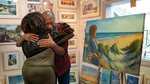 Unveiling of Ruby Bridges painting by James Melvin
