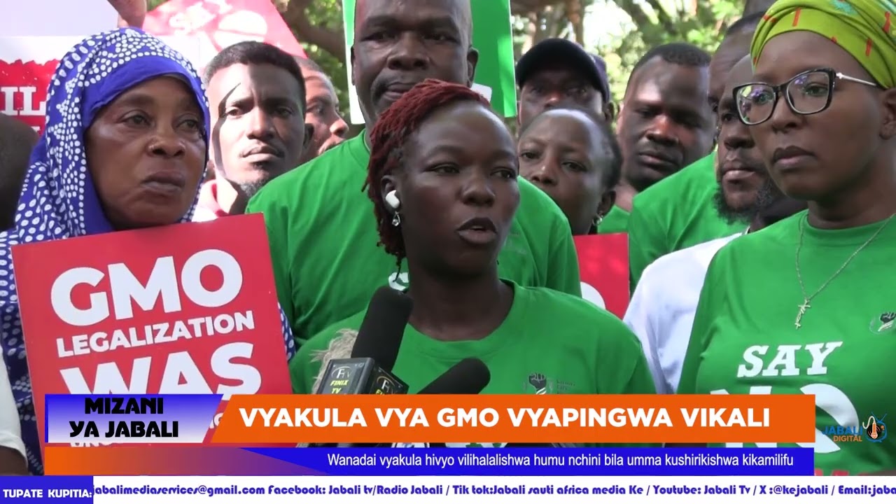 Wana-Kilimo cha Haki waongoza wakazi wa Kisumu kupinga ulaji wa vyakula vya GMO humu nchini