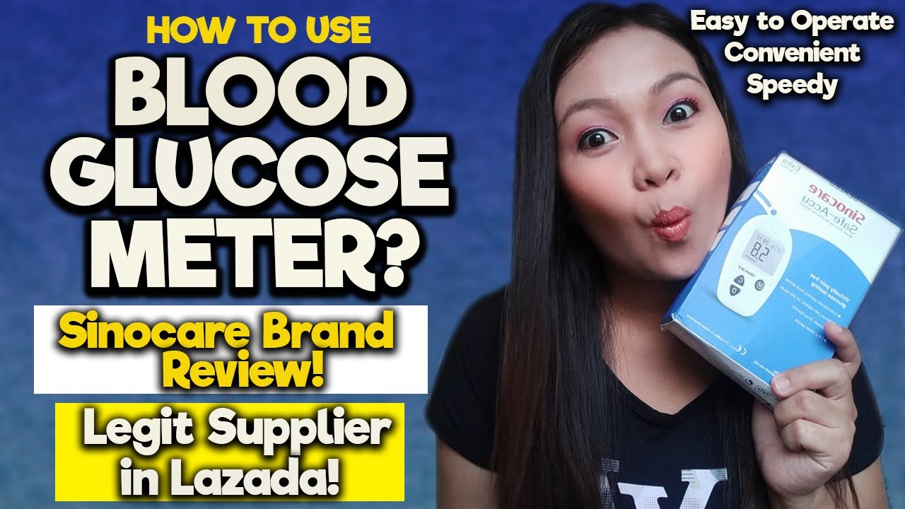 HOW TO USE BLOOD GLUCOSE METER/Sinocare brand review! YouTube