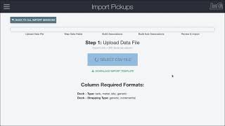 Loadcall - Directory - Pickup Location Imports
