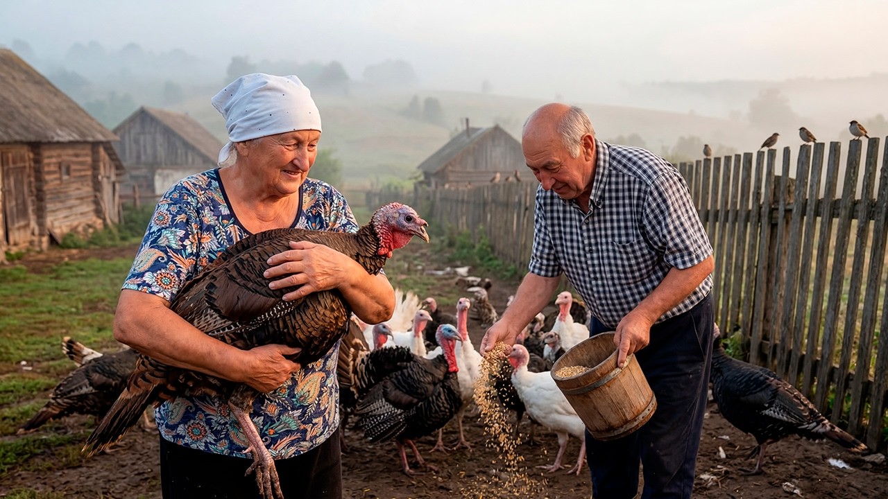 Morning on the Farm: Grandpa Plows, Grandma Cooks, Village Life
