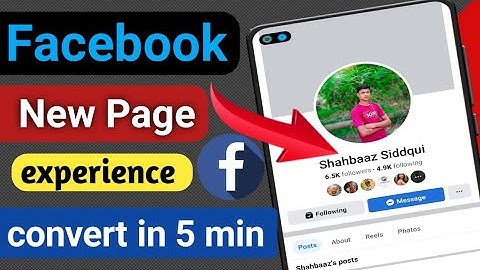 new page experience facebook 2022 | how to create profile type facebook page 2022 | convert page 💯