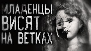 Страшные истории на ночь - Mлaдeнцы висят на ветках! Страшилки на ночь . Scary stories.