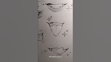 How to draw anime mouth ✨ #shorts #howtodraw #art #anime #drawing #tutorial