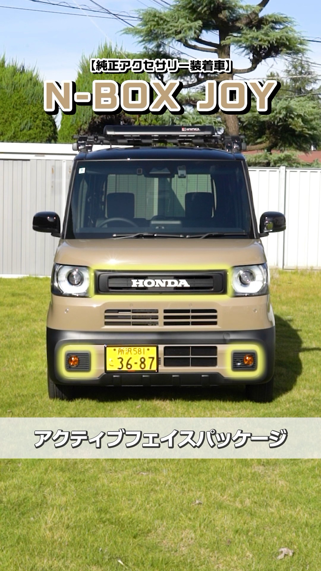 N-BOX JOY】お得なパッケージでフロントフェイスのギア感アップ
