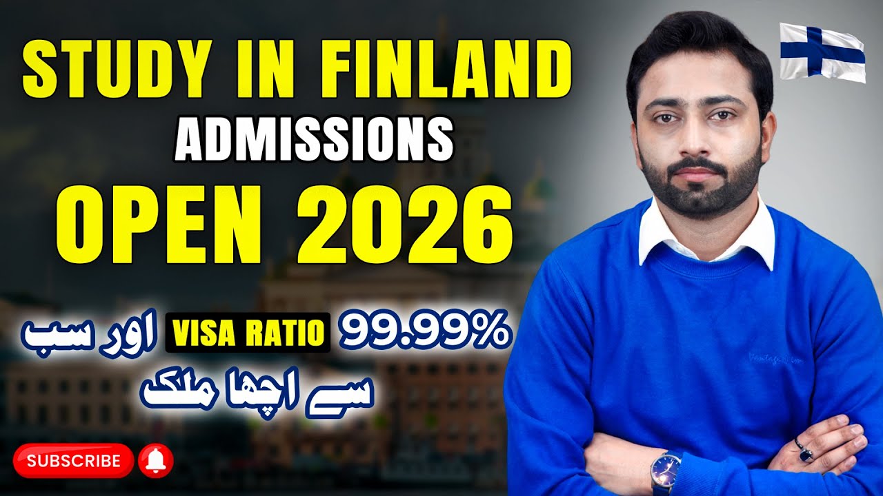 Study in Finland 2026 with 99% Visa Ratio 🇫🇮 | Admissions Open, Fees and Scholarships!
