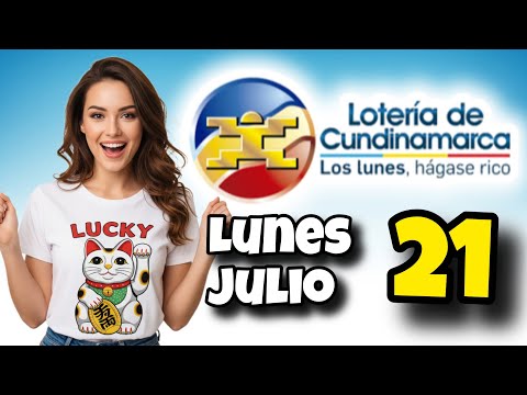 Resultado LOTERIA DE CUNDINAMARCA Lunes 21 de Julio de 2025