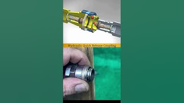 Hydraulic Quick Release Coupling #machine #tech #technology #mechanical #mechanic #engineering