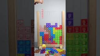 Playing Tetris Block Puzzle, Full Color #tetris #puzzlegame #puzzle #satisfying #shorts