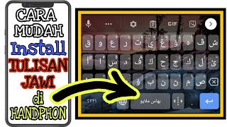 CARA MUDAH INSTALL TULISAN JAWI | DI HANDPHONE