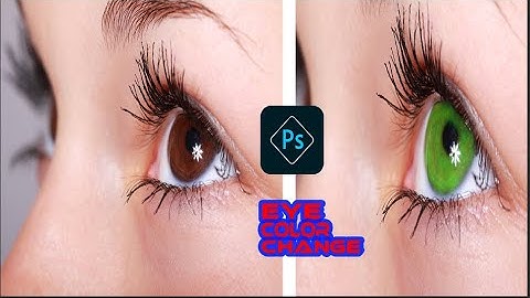 How to Change Eye Colour in Photoshop : Photoshop Tutorial