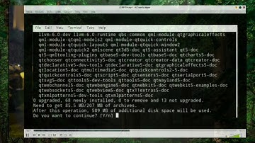 Qt-Creater installation in Linux Ubuntu Rec Plus