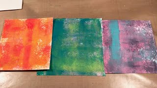 17. Brayering with Acrylic Paints Technique - Inky Backgrounds