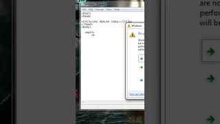 Script html sederhana di notepad#shorts#coding#script