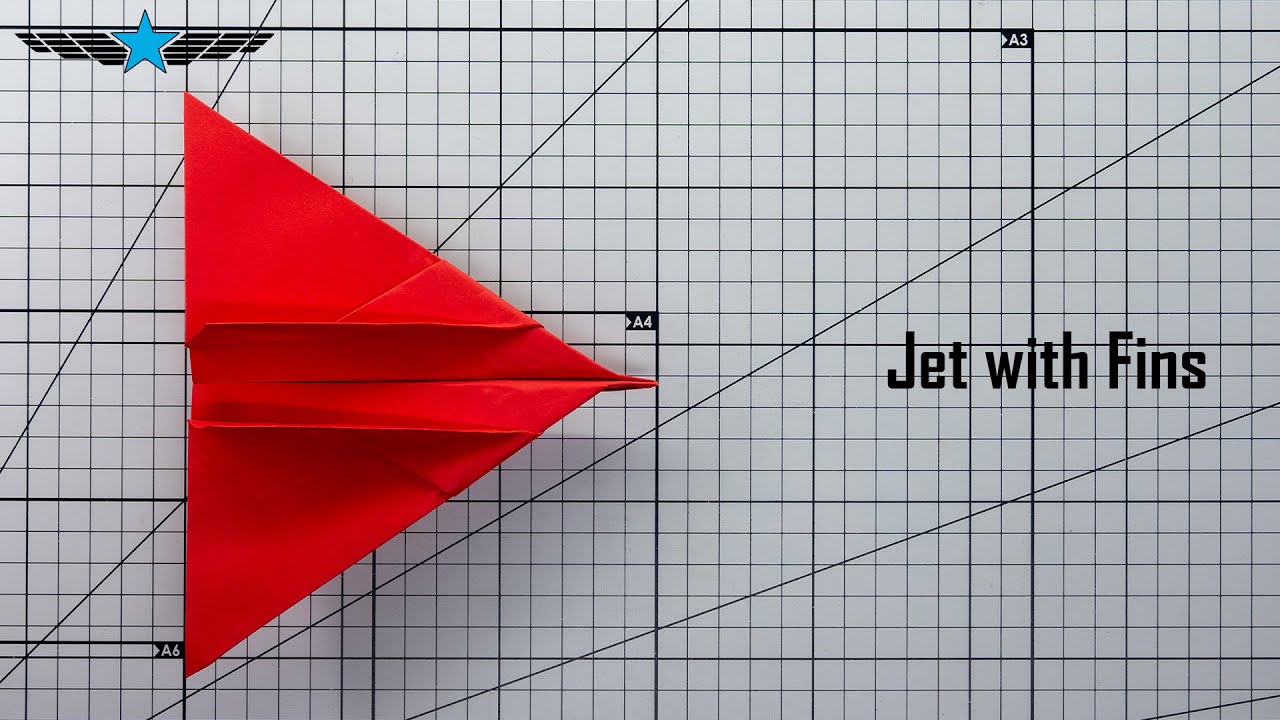 Как сделать бумажный самолет с плавниками — идеальный бумажный самолетик