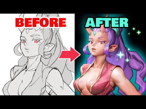 😤 HOW TO COLOR YOUR DRAWINGS LIKE A BOSS (step by step)