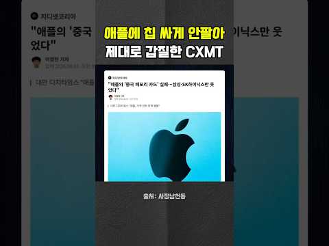애플에 제대로 갑질한 CXMT #애플 #CXMT #삼성 #sk하이닉스 #헬마우스 #<strong>오창석</strong> #거의없다 #사장남천동